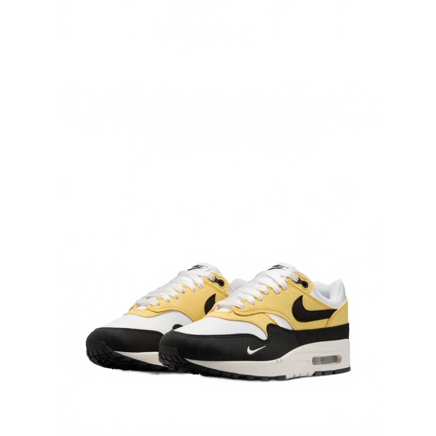 New Nike Women's Air Max 1 '87 Textile Sneakers In Saturn Gold/Summit White/Sail